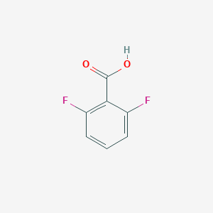 molecular formula C7H4F2O2 B147543 2,6-Difluorobenzoic acid CAS No. 385-00-2