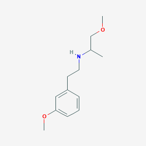 [2-(3-Methoxyphenyl)ethyl](1-methoxypropan-2-yl)amine