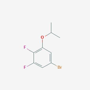 molecular formula C9H9BrF2O B14754415 5-Bromo-1,2-difluoro-3-isopropoxybenzene 