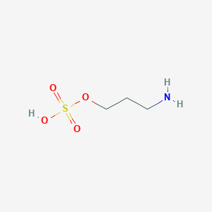molecular formula C3H9NO4S B14754501 3-Aminopropyl hydrogen sulfate CAS No. 1071-29-0