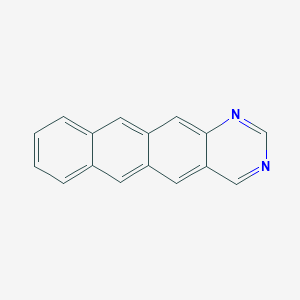 molecular formula C16H10N2 B14754529 Naphtho[2,3-g]quinazoline CAS No. 257-82-9