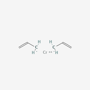 molecular formula C6H10Cr B14754584 chromium(2+);prop-1-ene CAS No. 2450-48-8