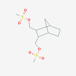 molecular formula C11H20O6S2 B14754708 Bicyclo[2.2.1]heptane-2,3-diyldimethanediyl dimethanesulfonate CAS No. 2434-89-1