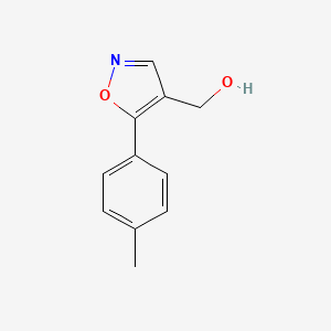 molecular formula C11H11NO2 B1475472 (5-(p-Tolyl)isoxazol-4-yl)methanol CAS No. 1897826-57-1