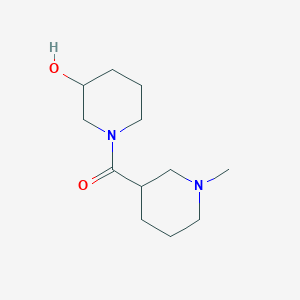 molecular formula C12H22N2O2 B1475474 (3-Hydroxypiperidin-1-yl)(1-methylpiperidin-3-yl)methanone CAS No. 1889524-34-8
