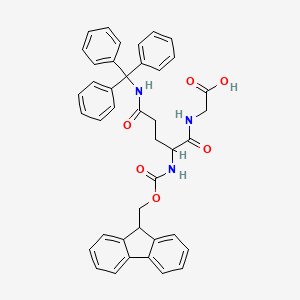 molecular formula C41H37N3O6 B14754768 Fmoc-Gln(Trt)-Gly-OH 
