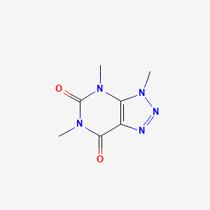 molecular formula C7H9N5O2 B14754790 1,3,9-Trimethyl-8-azaxanthin CAS No. 2278-16-2