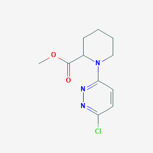 molecular formula C11H14ClN3O2 B1475482 Methyl 1-(6-chloropyridazin-3-yl)piperidine-2-carboxylate CAS No. 1543554-15-9