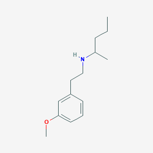 molecular formula C14H23NO B1475484 [2-(3-Methoxyphenyl)ethyl](pentan-2-yl)amine CAS No. 1600355-84-7