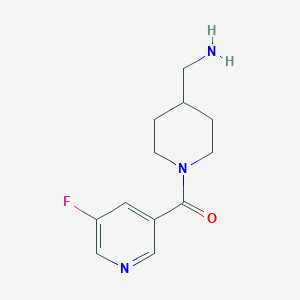 (4-(Aminomethyl)piperidin-1-yl)(5-fluoropyridin-3-yl)methanone