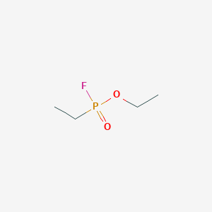 molecular formula C4H10FO2P B14754868 Ethyl ethylphosphonofluoridate CAS No. 650-20-4