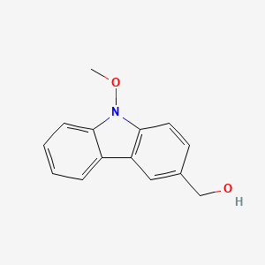 molecular formula C14H13NO2 B14754897 N-methoxy-3-hydroxymethylcarbazole 