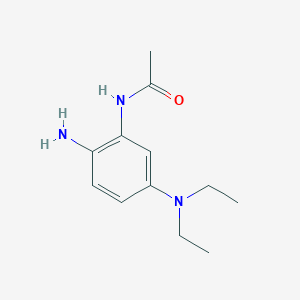 molecular formula C12H19N3O B14754898 N-[2-Amino-5-(diethylamino)phenyl]acetamide CAS No. 2359-47-9