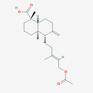 molecular formula C22H34O4 B14754900 Acetylisocupressic acid 