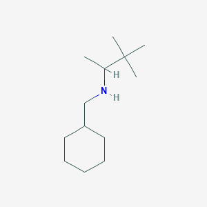 molecular formula C13H27N B1475491 (Cyclohexylmethyl)(3,3-dimethylbutan-2-yl)amine CAS No. 1565598-06-2