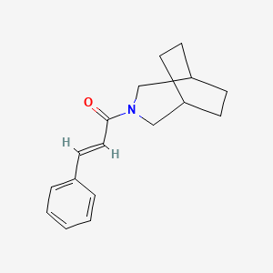 molecular formula C17H21NO B14754967 3-Cinnamoyl-3-azabicyclo(3.2.2)nonane CAS No. 1152-45-0