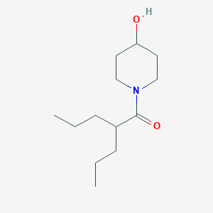 molecular formula C13H25NO2 B1475499 1-(4-Hydroxypiperidin-1-yl)-2-propylpentan-1-one CAS No. 1547237-71-7