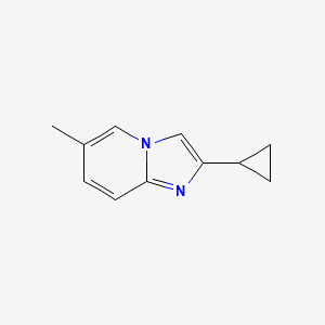 2-Cyclopropyl-6-methylimidazo[1,2-a]pyridine