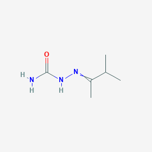 molecular formula C6H13N3O B14755024 Isopropyl methyl ketone semicarbazone CAS No. 617-67-4
