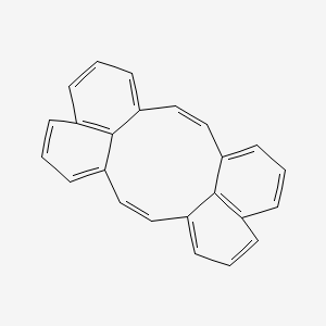 molecular formula C24H16 B14755094 Pentacyclo[13.7.1.14,8.019,23.012,24]tetracosa-1(22),2,4,6,8(24),9,11,13,15,17,19(23),20-dodecaene CAS No. 206-90-6