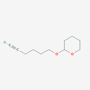 molecular formula C11H18O2 B147552 2-(Hex-5-yn-1-yloxy)tetrahydro-2h-pyran CAS No. 1720-37-2