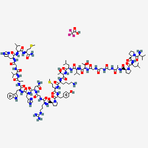 molecular formula C132H205F3N38O33S2 B14755205 Gastrin-Releasing Peptide, human(TFA) 
