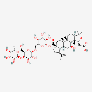 molecular formula C48H76O20 B14755227 Isochiisanoside 