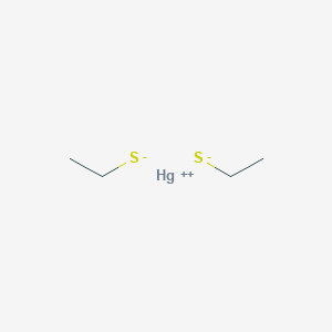 molecular formula C4H10HgS2 B14755393 Bis(ethylthio)mercury CAS No. 811-50-7