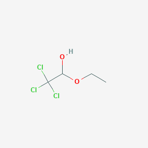 molecular formula C4H7Cl3O2 B147554 2,2,2-Trichloro-1-ethoxyethanol CAS No. 515-83-3