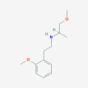 molecular formula C13H21NO2 B1475540 [2-(2-Methoxyphenyl)ethyl](1-methoxypropan-2-yl)amine CAS No. 1598329-86-2