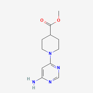 Methyl 1-(6-aminopyrimidin-4-yl)piperidine-4-carboxylate