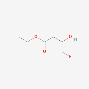 molecular formula C6H11FO3 B14755436 Ethyl 4-fluoro-3-hydroxybutanoate CAS No. 660-47-9