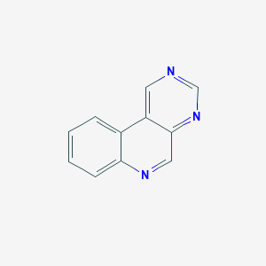 molecular formula C11H7N3 B14755456 Pyrimido[4,5-C]quinoline CAS No. 230-13-7