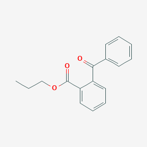 molecular formula C17H16O3 B14755530 Propyl 2-benzoylbenzoate CAS No. 604-62-6