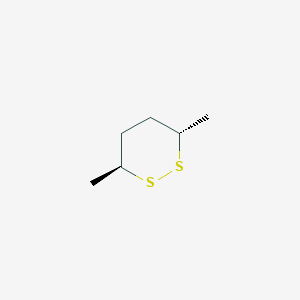 molecular formula C6H12S2 B14755561 (3S,6S)-3,6-Dimethyl-1,2-dithiane CAS No. 2242-20-8