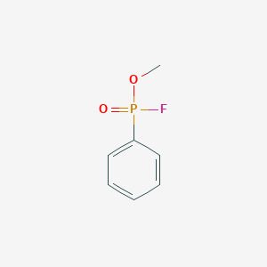 molecular formula C7H8FO2P B14755610 Methyl phenylphosphonofluoridate CAS No. 650-99-7