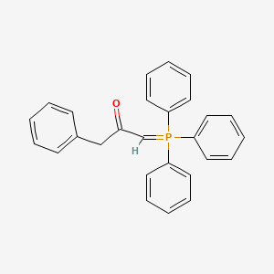 molecular formula C27H23OP B14755617 1-Phenyl-3-(triphenyl-lambda~5~-phosphanylidene)propan-2-one CAS No. 1174-61-4