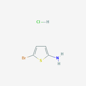 molecular formula C4H5BrClNS B14755698 5-Bromothiophen-2-amine hydrochloride 