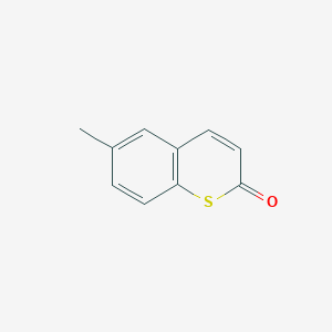 molecular formula C10H8OS B14755750 2H-1-Benzothiopyran-2-one, 6-methyl- CAS No. 1199-06-0