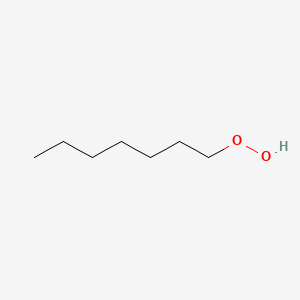 molecular formula C7H16O2 B14755761 Hydroperoxide, heptyl CAS No. 20682-80-8