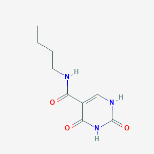 molecular formula C9H13N3O3 B14755794 N-butyl-2,4-dioxo-1H-pyrimidine-5-carboxamide CAS No. 883-53-4