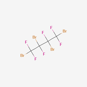 molecular formula C4Br4F6 B14755802 Butane, 1,2,3,4-tetrabromohexafluoro- CAS No. 375-24-6