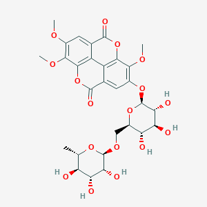 3,7,8-Tri-O-methylellagic acid 2-O-rutinoside