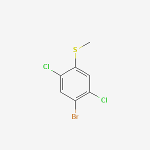 molecular formula C7H5BrCl2S B14755845 (4-Bromo-2,5-dichlorophenyl)(methyl)sulfane 