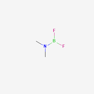 molecular formula C2H6BF2N B14755973 Boranamine, 1,1-difluoro-N,N-dimethyl- CAS No. 359-18-2