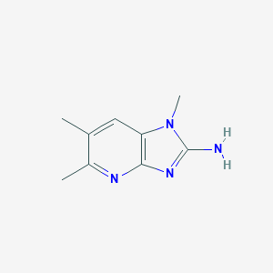 molecular formula C9H12N4 B014756 2-Amino-1,5,6-trimethylimidazo [4,5-b] Pyridine CAS No. 161091-55-0