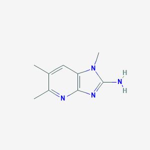 molecular formula C9H12N4 B014756 1,5,6-Trimethylimidazo[4,5-b]pyridin-2-amine CAS No. 161091-55-0