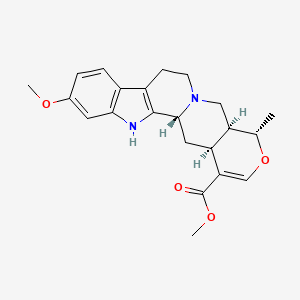 molecular formula C22H26N2O4 B14756081 Isoreserpinine CAS No. 482-95-1