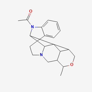 molecular formula C21H26N2O2 B14756110 Spermostrychnin CAS No. 639-34-9
