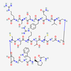 molecular formula C80H121N27O27S2 B14756143 Adamtsostatin 4 